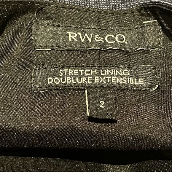 RW&Co medium blue business skirt - size 2 - Picture 5 of 7